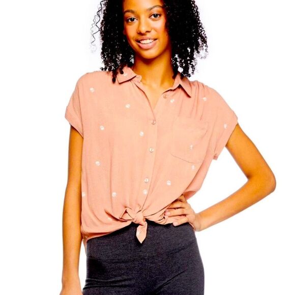 Wild Skye Women's Button-Down Top sz XL - Picture 1 of 8